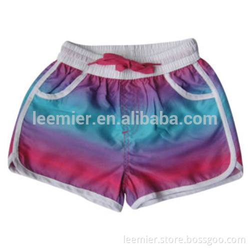 Hot cute customer girls' summer beach shorts